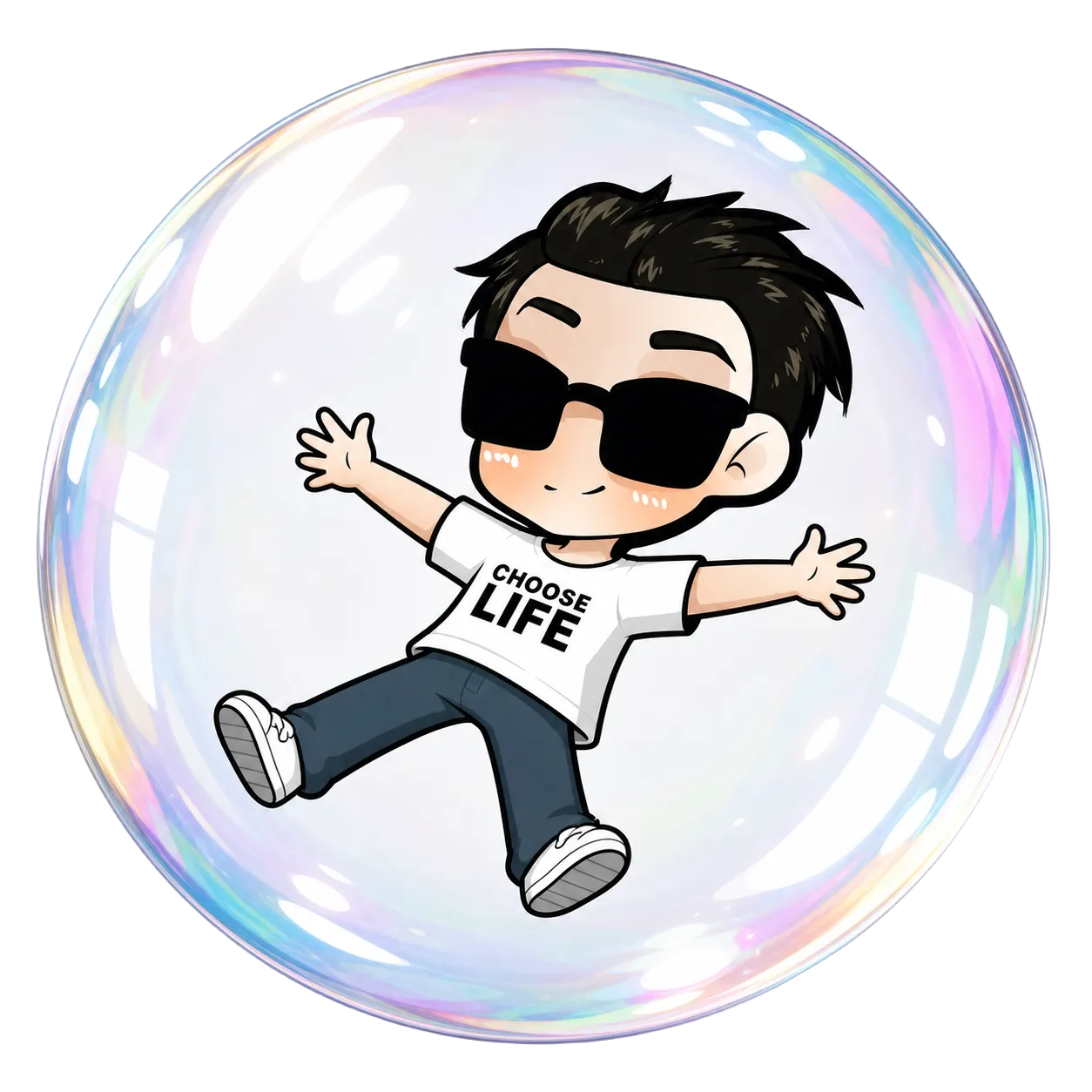 Bobby, floating in a bubble in time