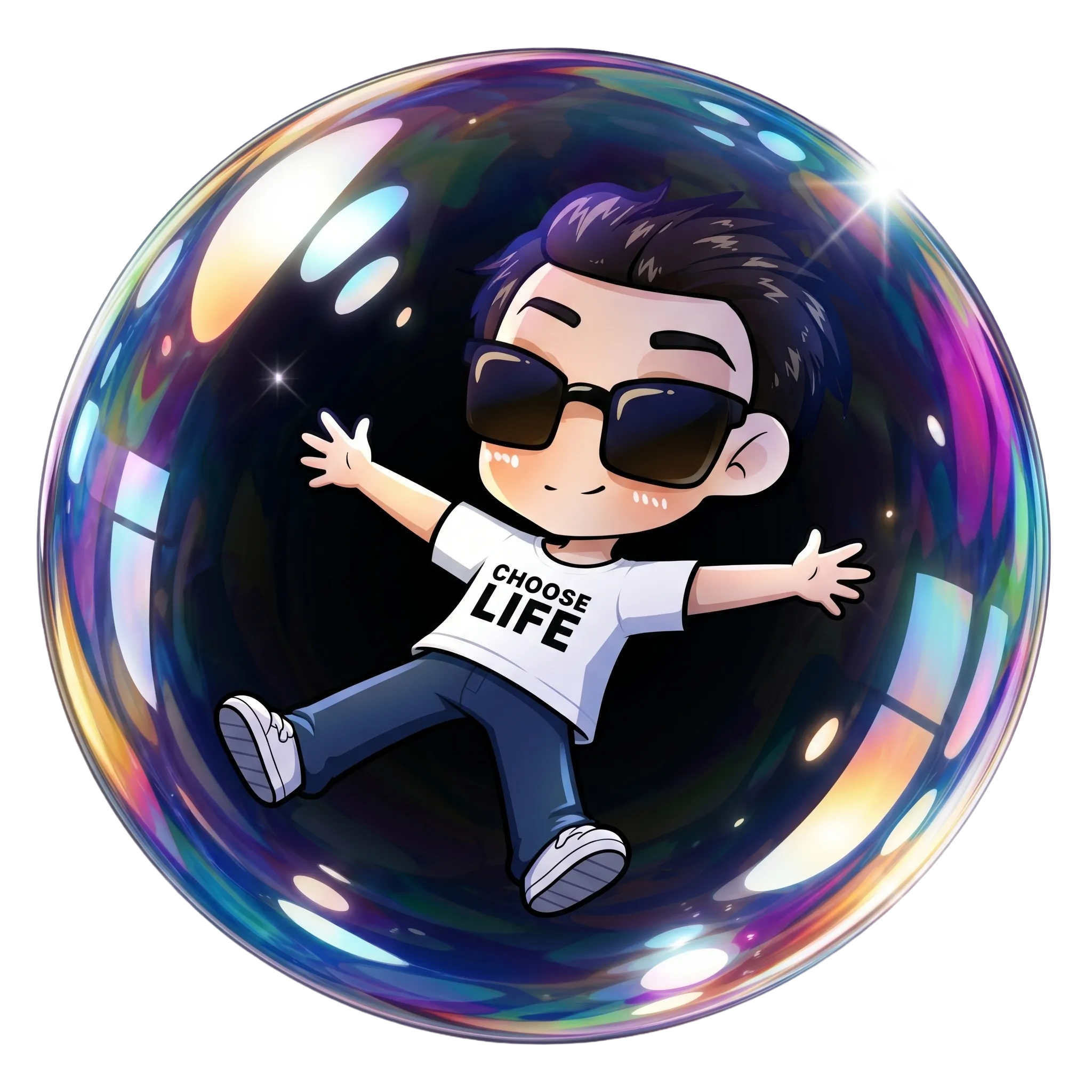 Bobby, floating in a bubble in time