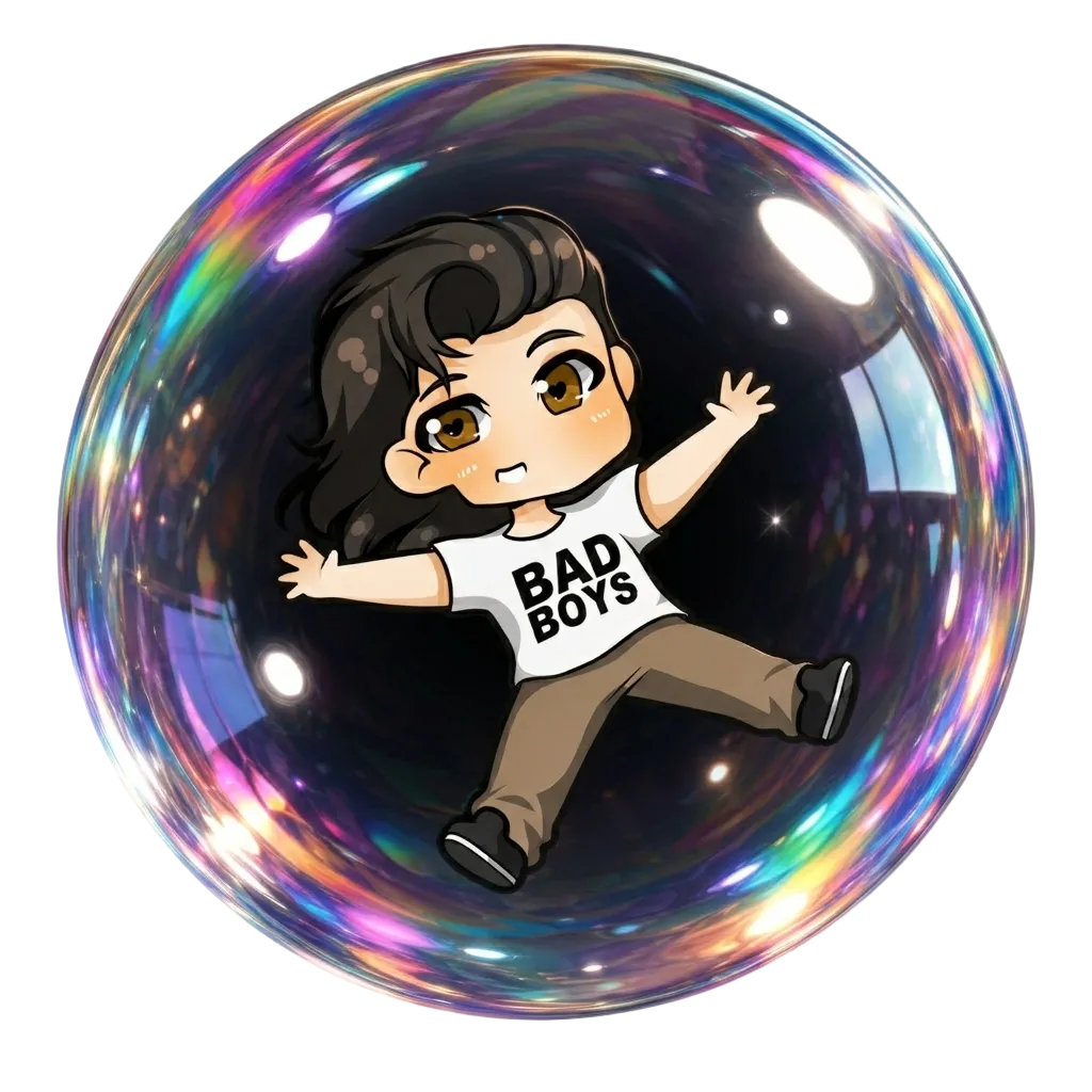 Jason, floating in a bubble in time