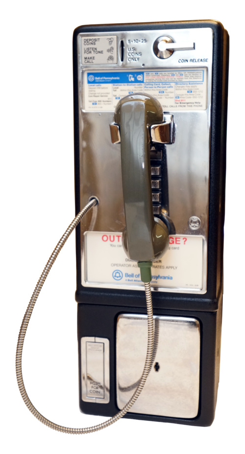 A 1979 Bell System payphone, the kind of phone Americans used to dial 867-5309 and ask for Jenny after Tommy Tutone put the number on the radio