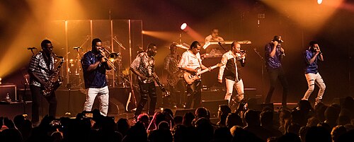 Kool and the Gang performing at Leverkusener Jazztage, the Jersey City jazz-funk group that scored 18 Top 40 pop hits in the 1980s
