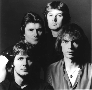 Asia's original 1982 lineup in a promotional photo