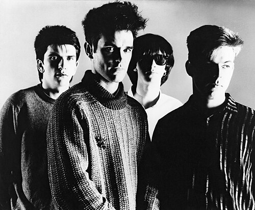 The Smiths in a 1984 Sire Records publicity photo