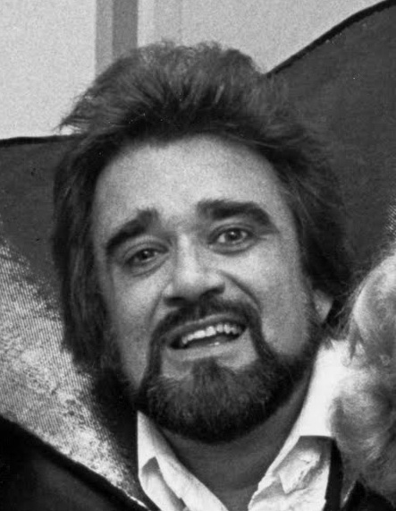 Wolfman Jack smiling in a close-up portrait from 1979